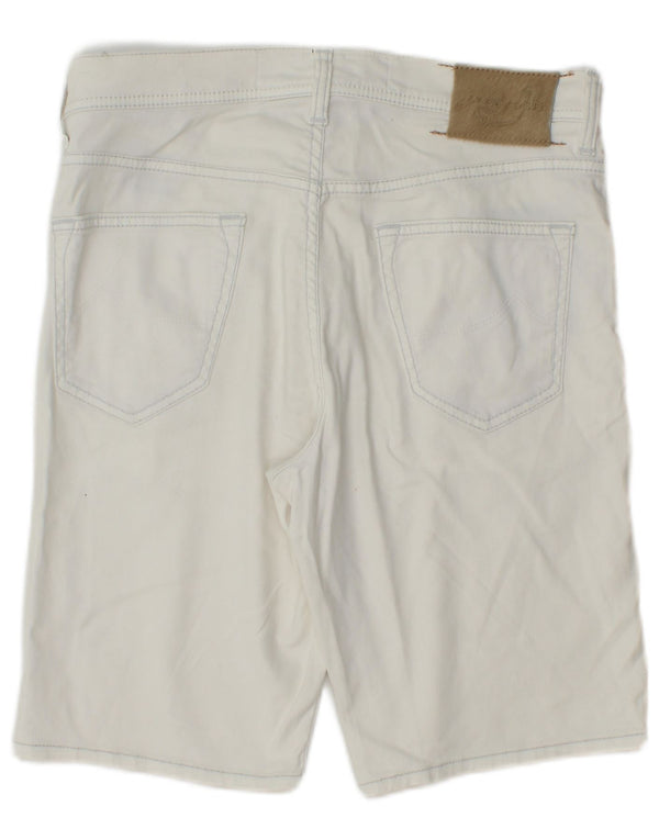 Męskie spodenki jeansowe Jacob Cohen W32 Medium White Linen