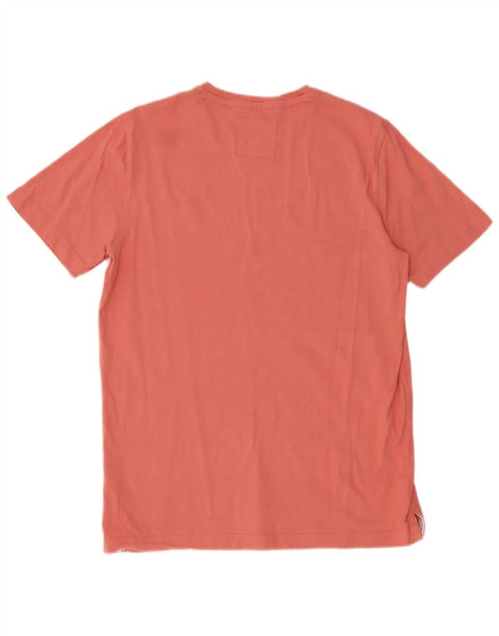 Crew Clothing Męski T-shirt Top Średni Różowy Bawełniany