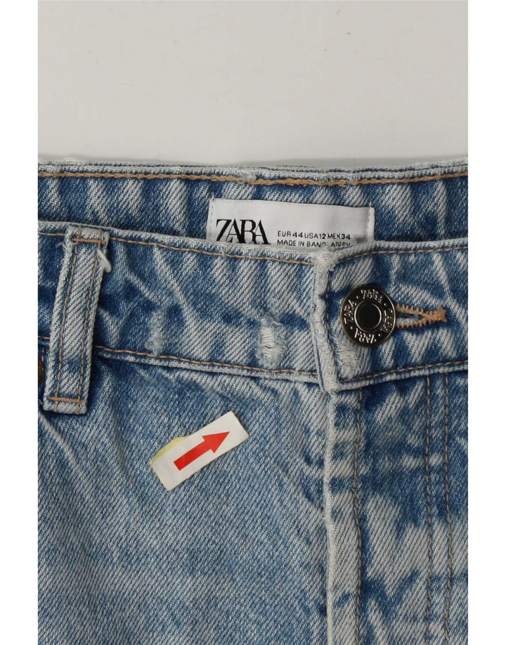 Damskie spodenki jeansowe Zara w trudnej sytuacji EU 44 XL W34 niebieskie