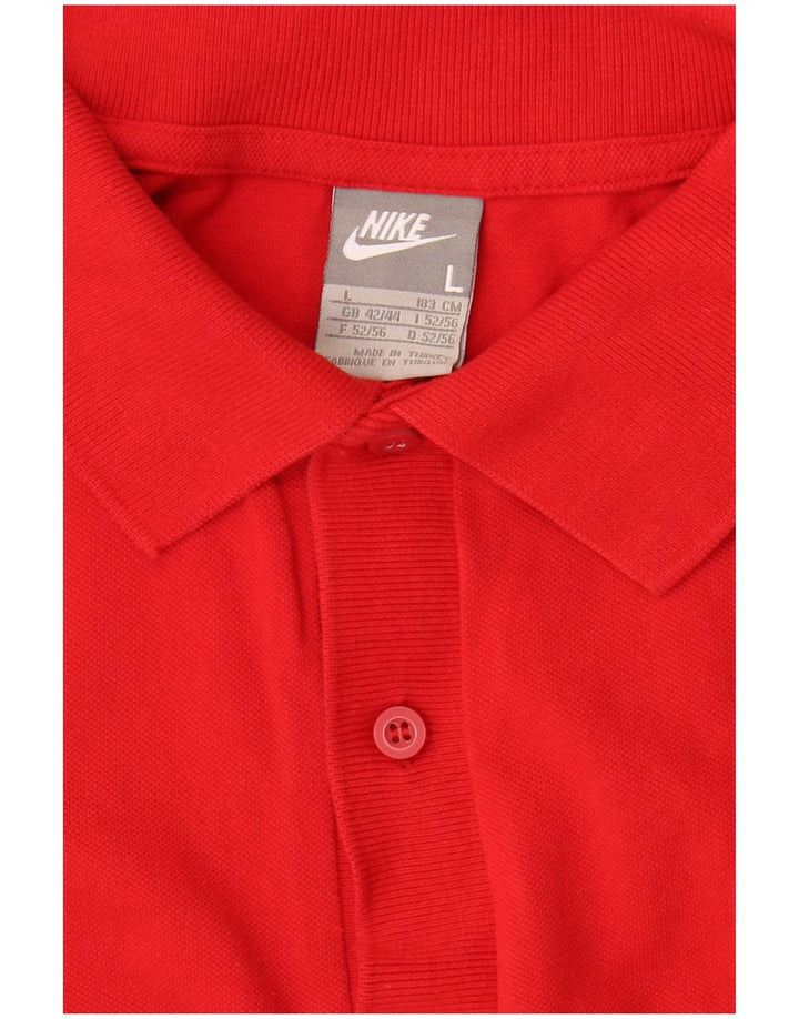 Męska koszulka polo Nike UK 42/44, duża czerwona
