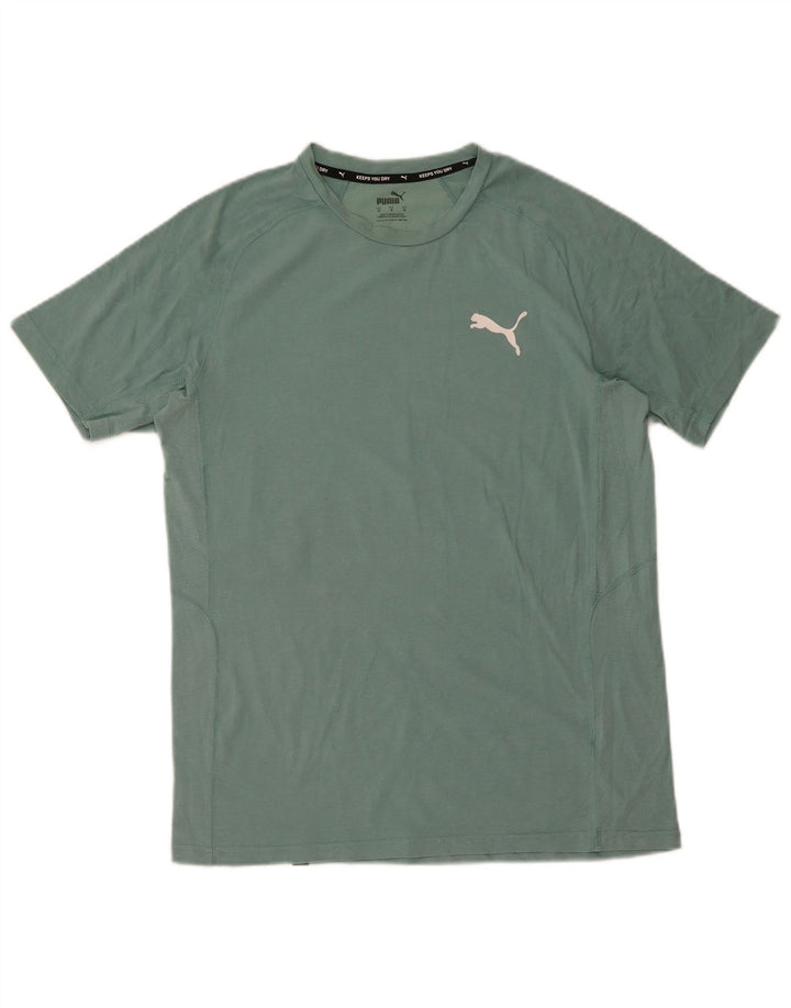 Męski T-shirt PUMA Top, średni zielony