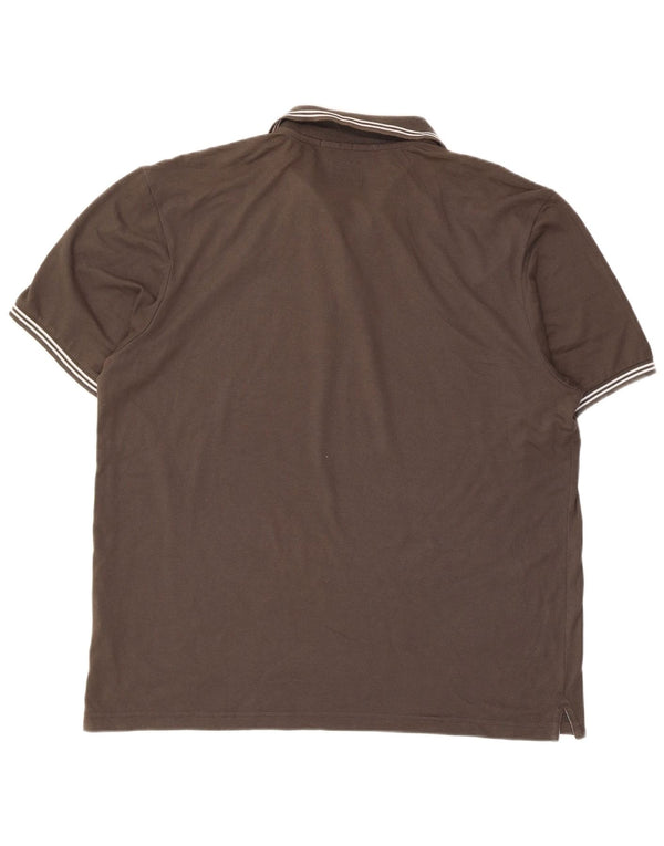 Męska koszulka polo CHAMPION Easy Fit 3XL, brązowa, bawełniana