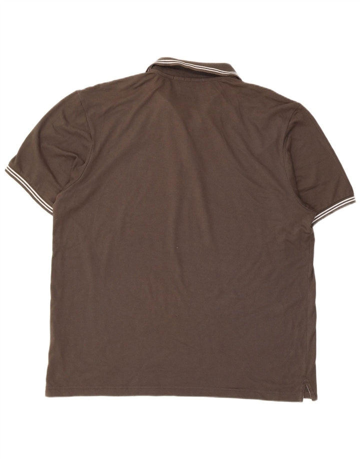 Męska koszulka polo CHAMPION Easy Fit 3XL, brązowa, bawełniana