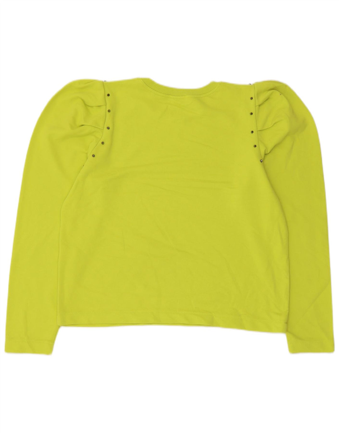 Bluza damska Zara Crop Sweter UK 14 Średnia zielona bawełna