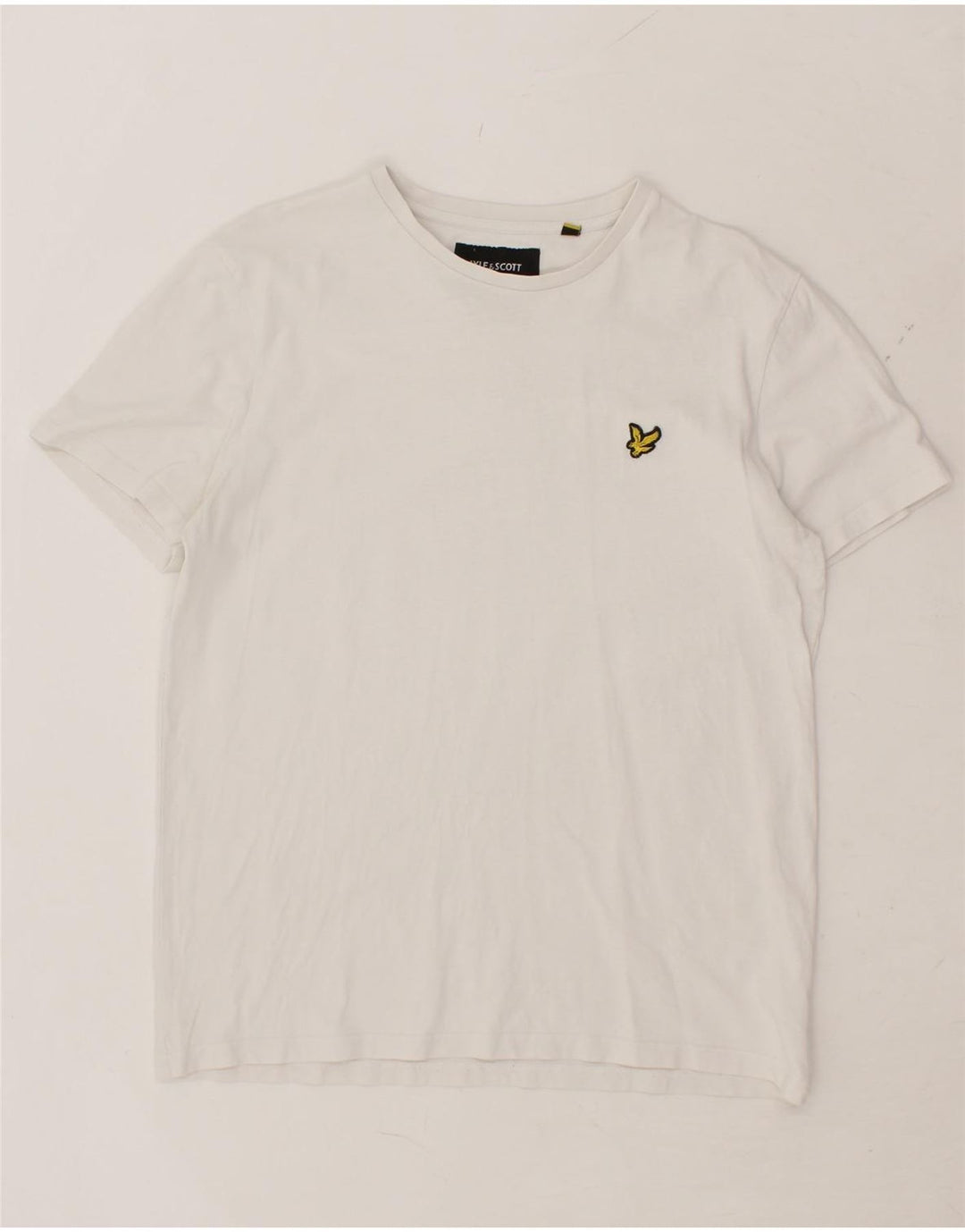 LYLE & SCOTT Womens T-Shirt Top UK 16 Large Grey Cotton Vintage Lyle & Scott and Second-Hand Lyle & Scott from Messina Hembry 