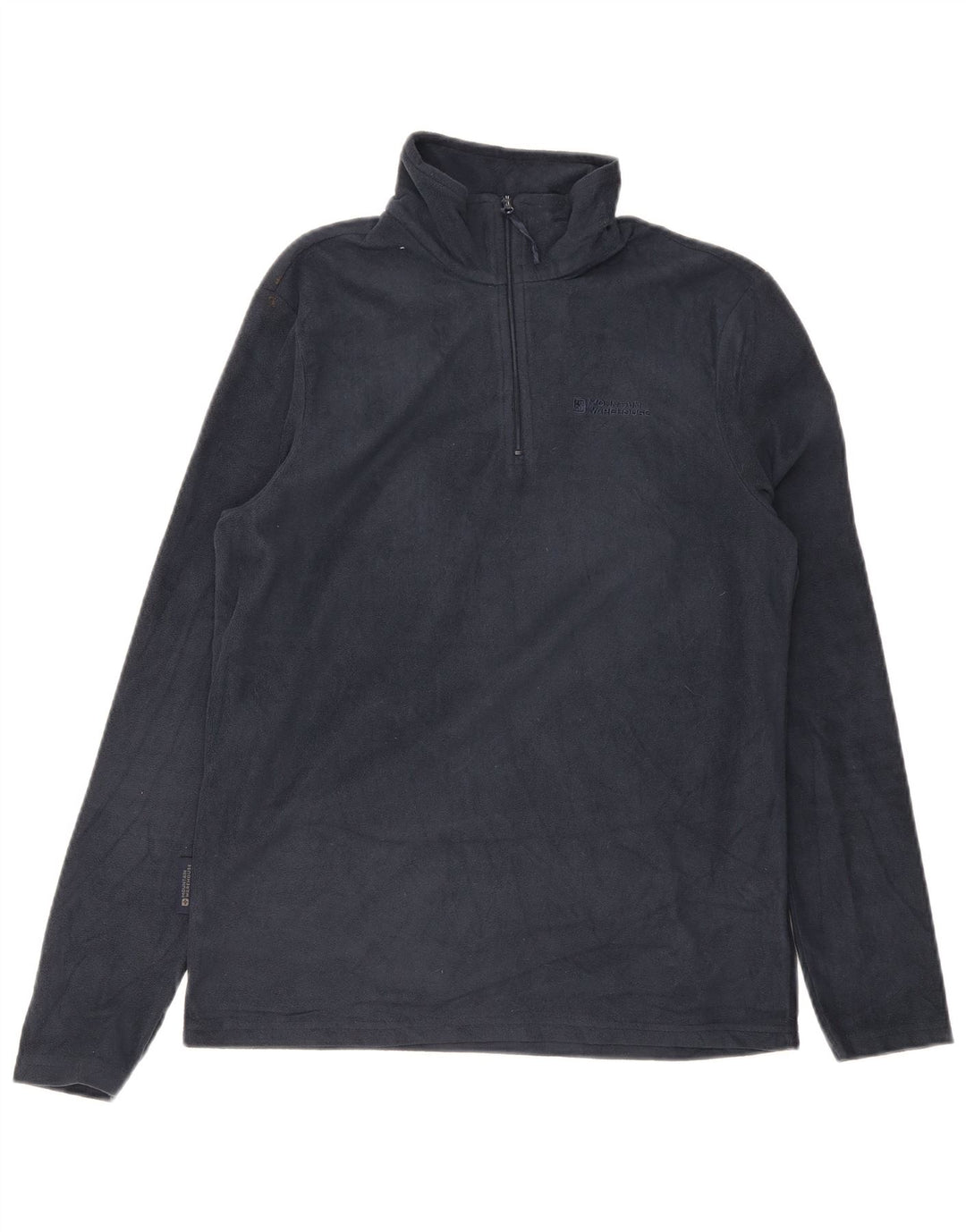 Męski sweter polarowy Mountain Warehouse z zamkiem błyskawicznym XS, granatowy, poliester