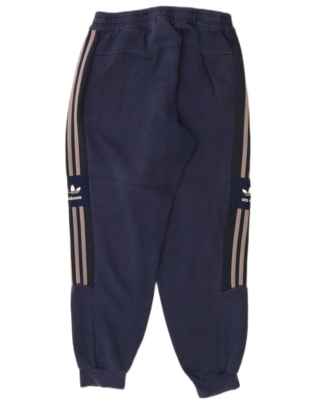Adidas Męskie Spodnie Dresowe Joggery Średnie Granatowe Bawełniane