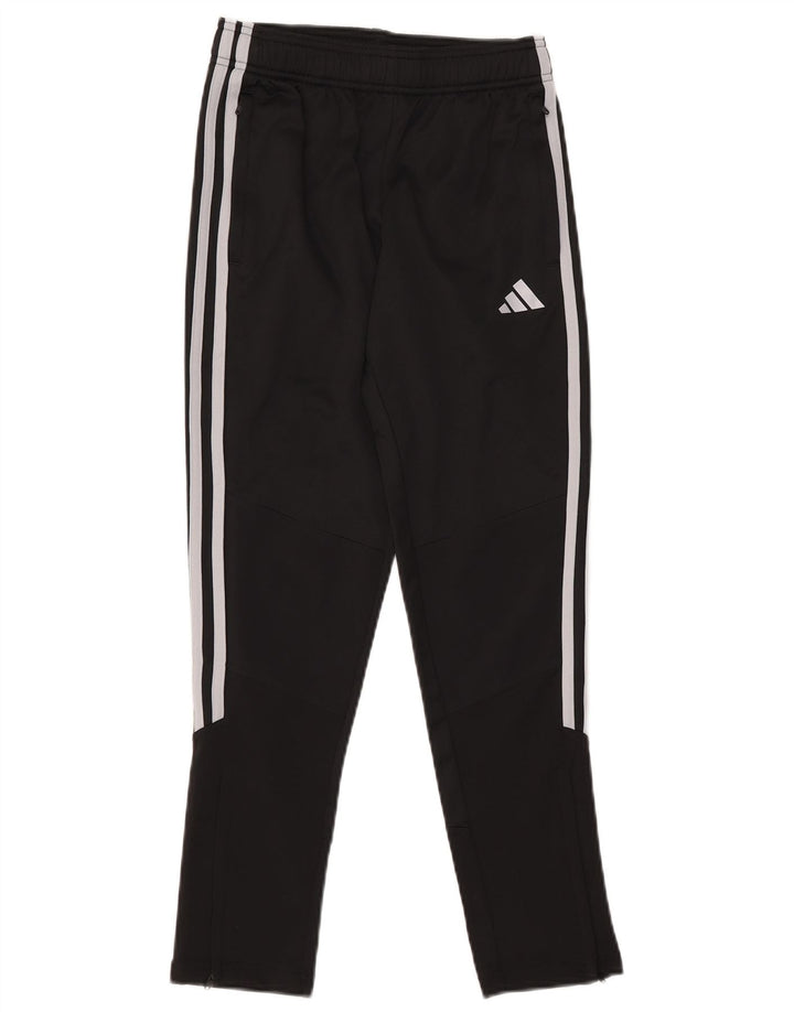 Chłopięce spodnie dresowe Adidas 11-12 lat, czarny poliester
