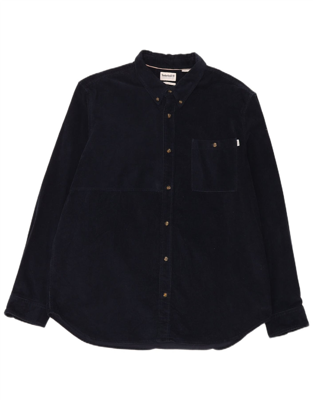 Koszula męska Timberland o regularnym kroju, sztruksowa, 2XL, granatowa