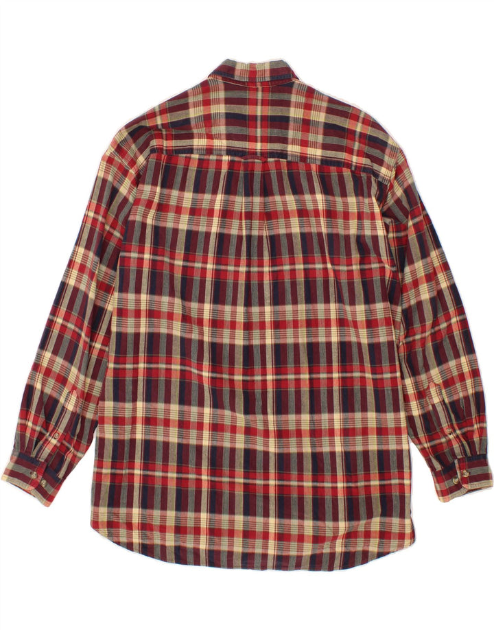 IZOD Mens Shirt XL Multicoloured Check Cotton Vintage Izod and Second-Hand Izod from Messina Hembry 