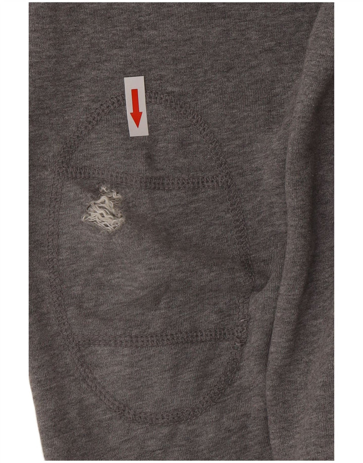 Męski sweter rozpinany z grafiką Tommy Hilfiger, duży, szary, bawełniany