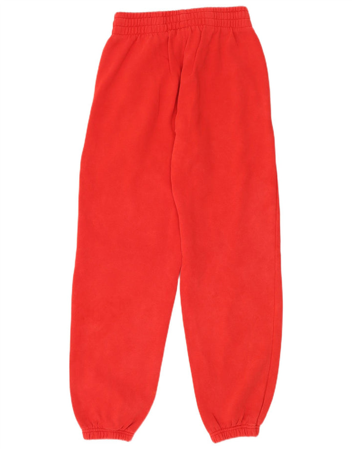 Damskie spodnie dresowe z wysokim stanem ADIDAS Joggers UK 12 Medium Red