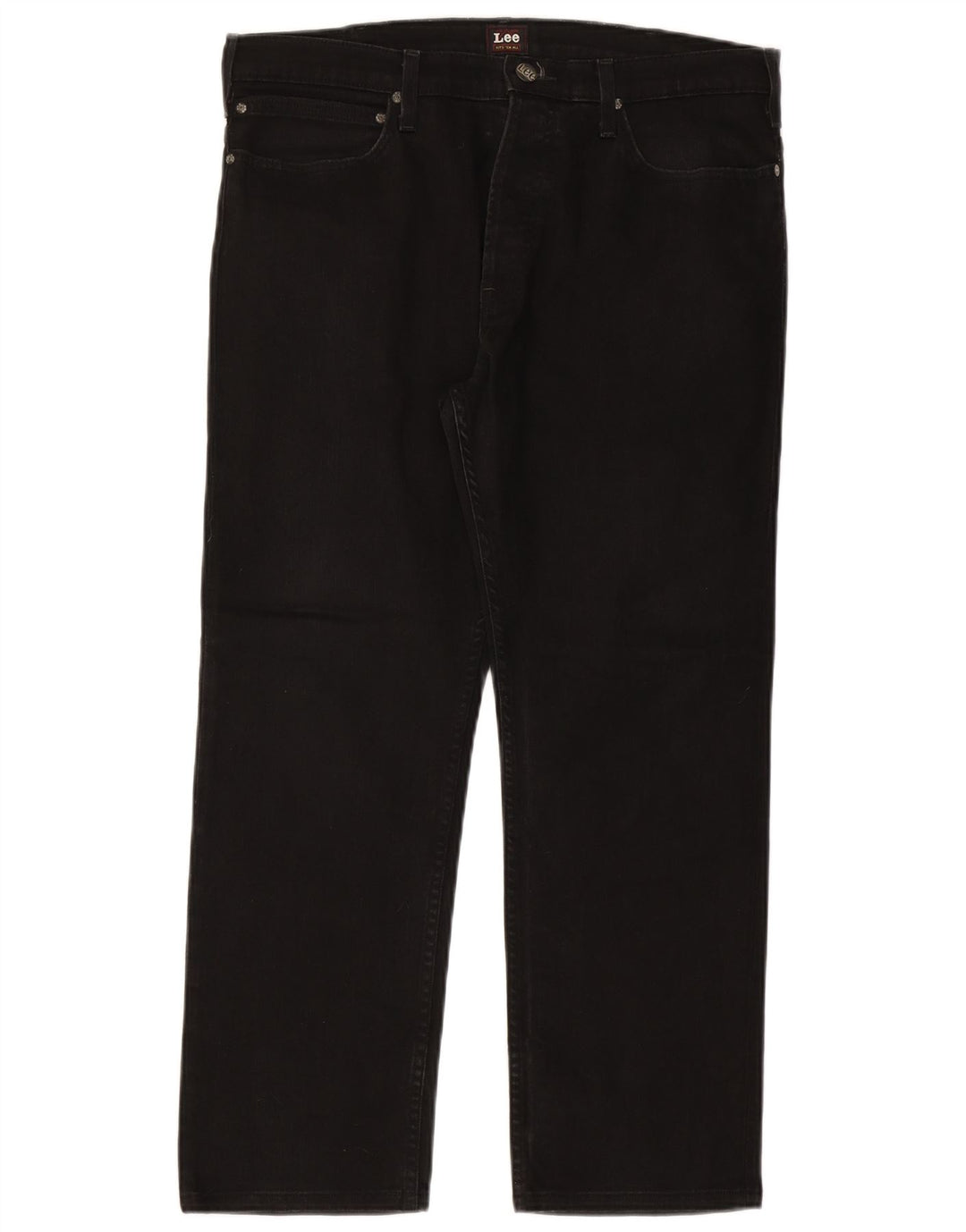 LEE Męskie dżinsy Macky Straight W36 L27 Czarne bawełniane