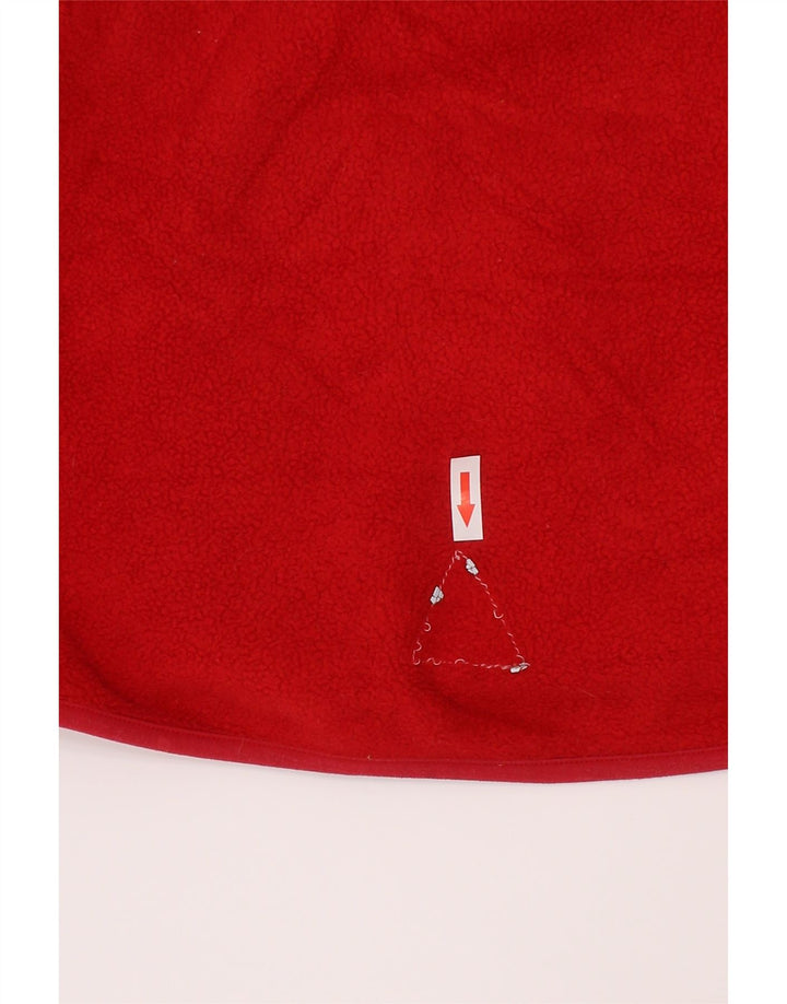 L.L.Bean Chłopięca kurtka polarowa z kapturem, 5-6 lat, średni czerwony poliester