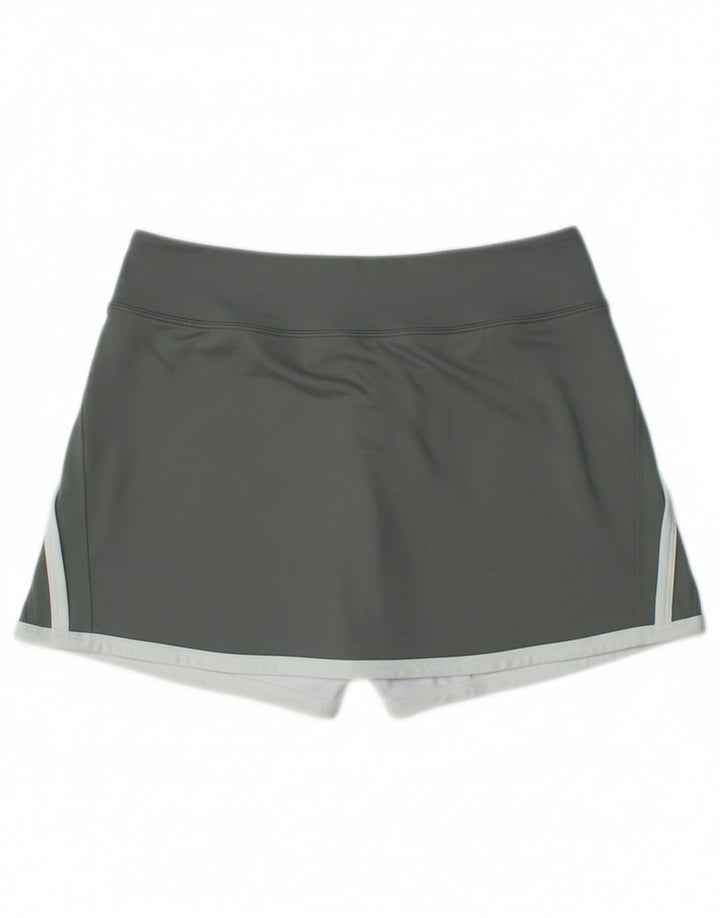 Nike Damskie Dri Fit Skort UK 14 Duży szary poliester z blokami kolorów