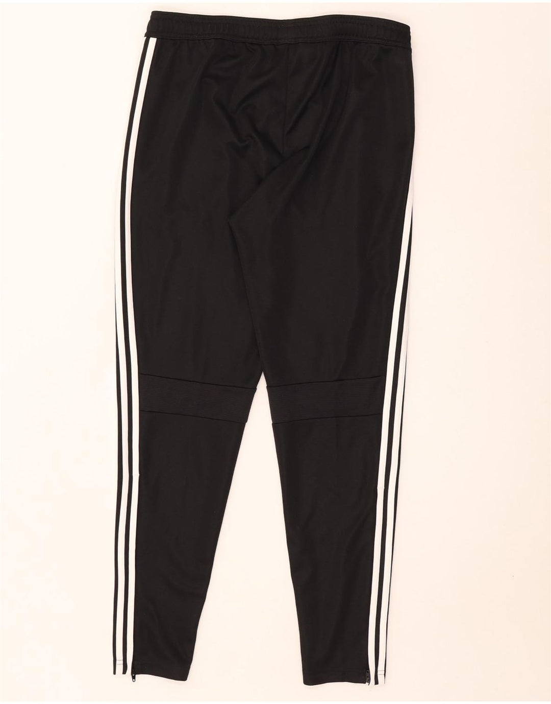 Męskie spodnie dresowe Adidas Slim Fit, duże, czarne, poliestrowe