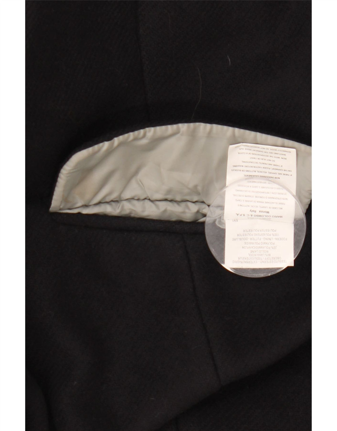 COLMAR Płaszcz damski IT 42 Mały granatowy wełniany