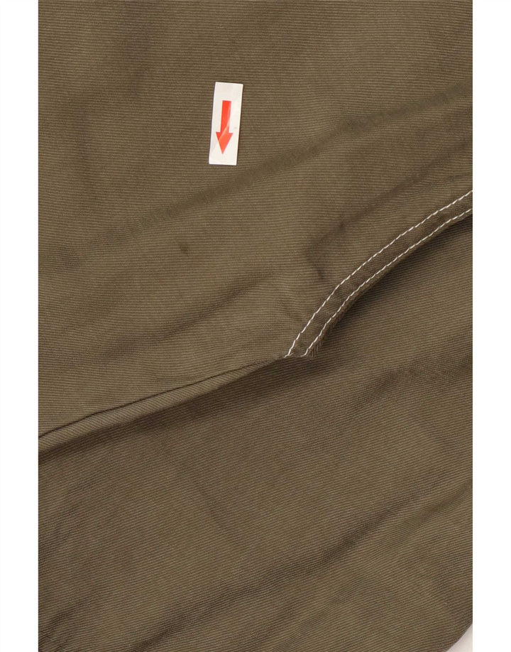 Damski kombinezon z krótkim rękawem Zara UK 10 Small Khaki Lyocell