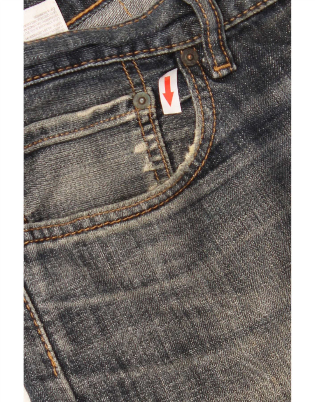 Męskie jeansy Levi's 505 Straight W36 L30 Niebieskie bawełniane