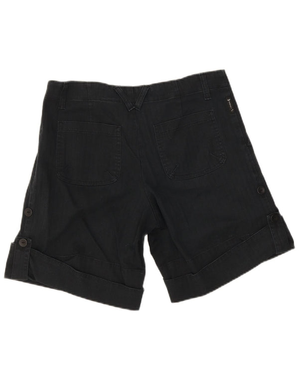 Damskie spodenki Chino Armani EU 40 Medium W27 Czarne, bawełniane w prążki