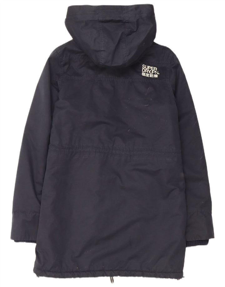 Męska kurtka Superdry Sherpa Parka z kapturem UK 38, średni granatowy poliester