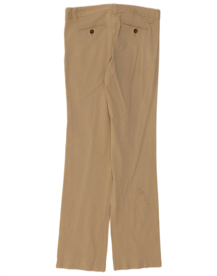 Spodnie damskie Massimo Dutti Straight Casual W30 L32 Beżowe