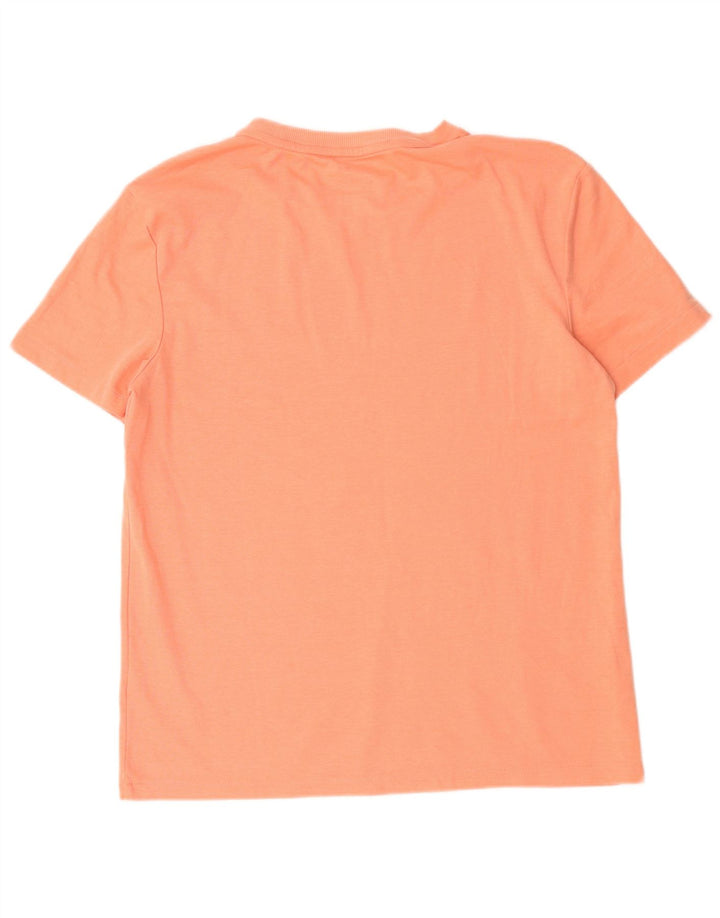 Męska koszulka T-shirt Calvin Klein, średnia, pomarańczowa bawełna