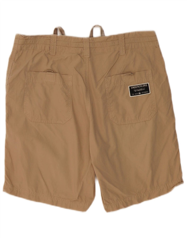Męskie spodenki Chino BENETTON Medium W32, beżowa bawełna