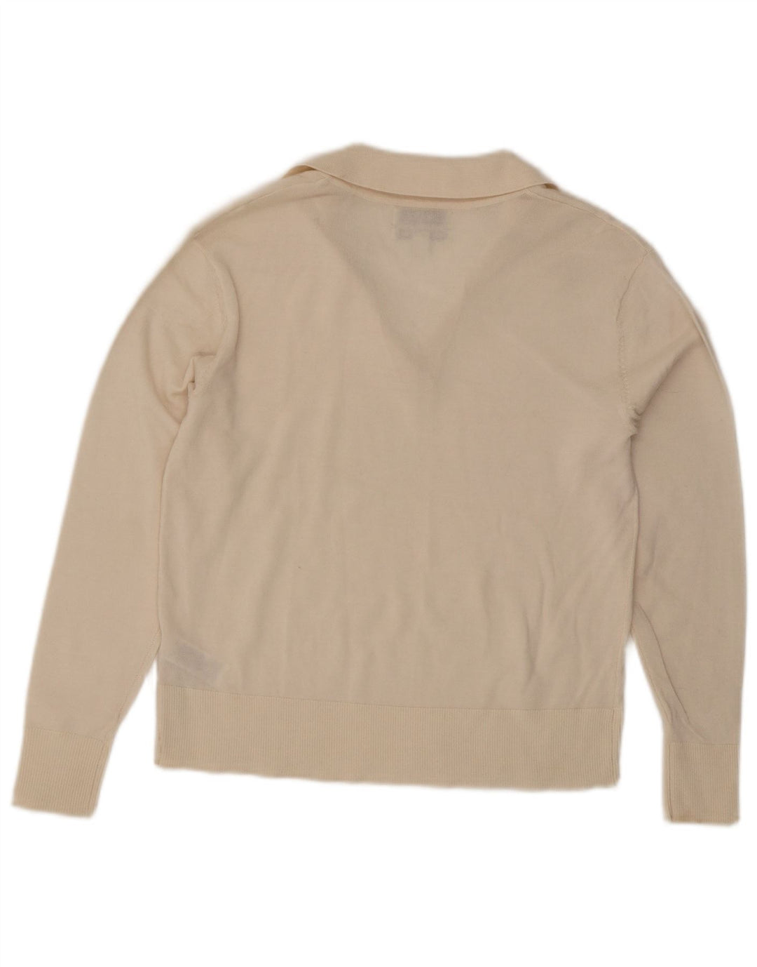 Damski sweter polo Marks & Spencer UK 12, średni złamanej bieli