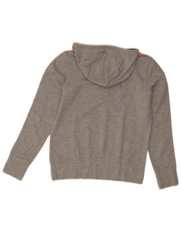 Damska bluza z kapturem Adidas Graphic UK 14 Średnia szara, nakrapiana bawełna