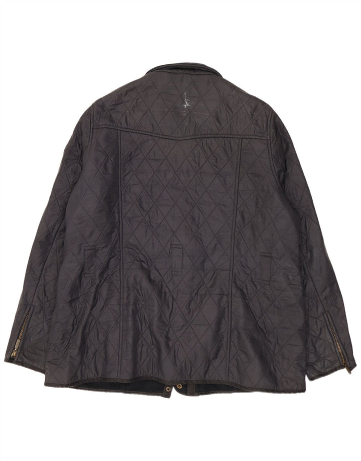 Kurtka damska pikowana Barbour UK 20 2XL granatowa