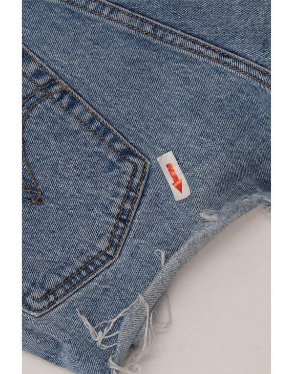 Damskie spodenki jeansowe LEVI'S Ribcage W25 XS Niebieskie
