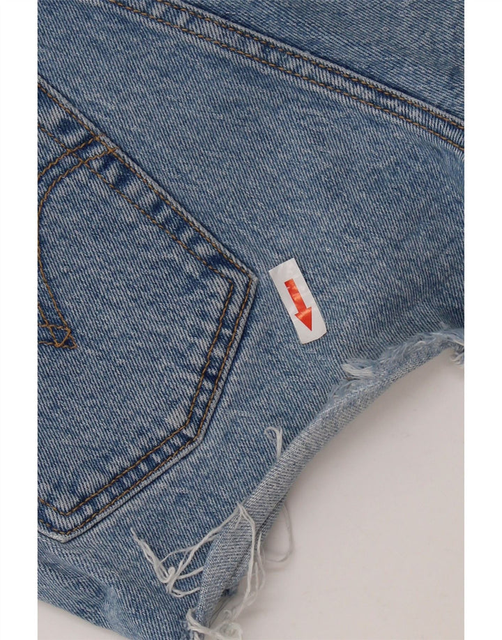 Damskie spodenki jeansowe LEVI'S Ribcage W25 XS Niebieskie