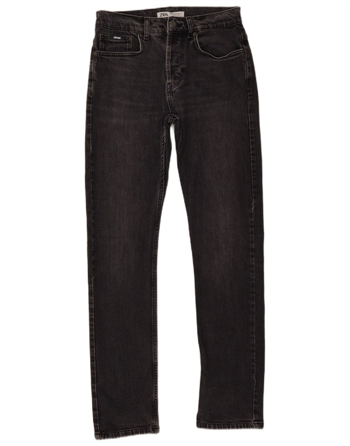 Męskie jeansy slim fit Zara EU 38 Small W30 L30 Szara bawełna