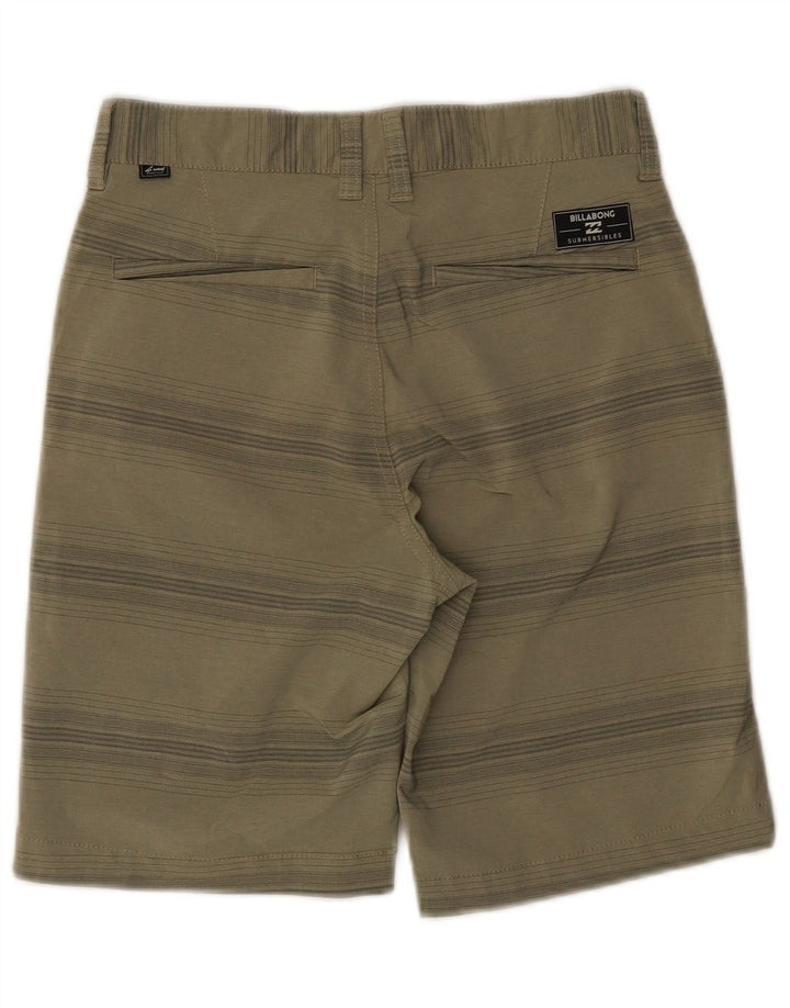 Męskie spodenki Chino Billabong W26 Małe poliestrowe paski w kolorze khaki