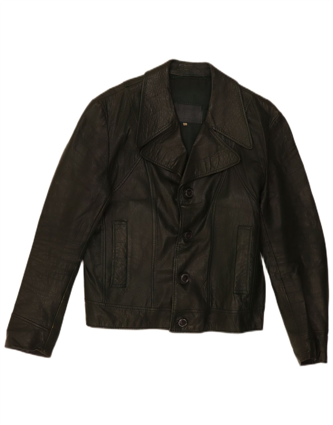 Męska kurtka skórzana w stylu vintage IT 52 XL Khaki