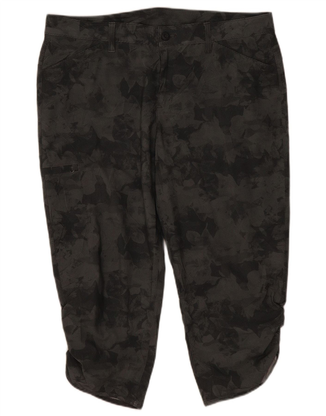 Spodnie damskie Capri Cargo Eddie Bauer US 14 XL W38 L21 Szary kamuflaż