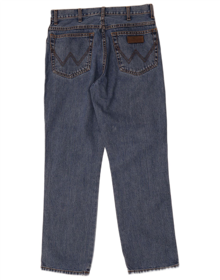 Męskie jeansy Wrangler Texas Straight W32 L30 Niebieskie bawełniane