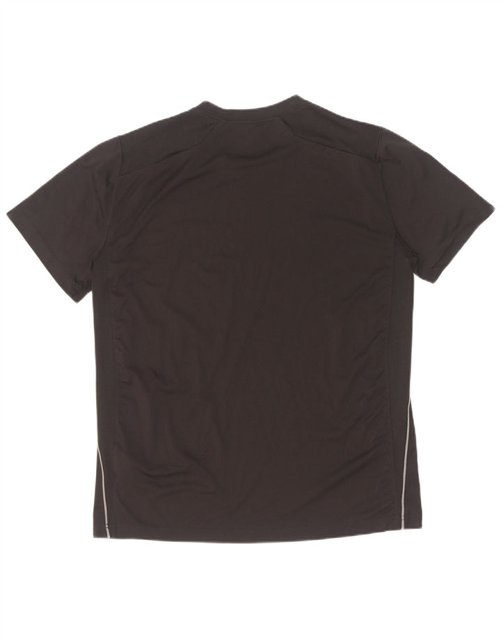 Męski T-shirt Nike Dri Fit, duży, czarny, poliestrowy