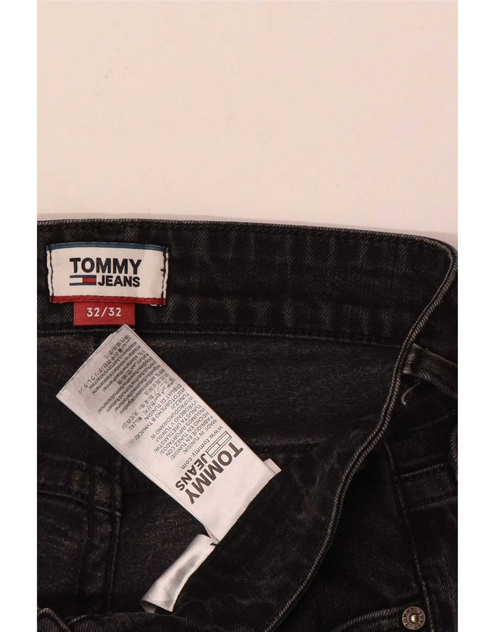 Męskie jeansy slim fit Tommy Hilfiger W32 L32 szare