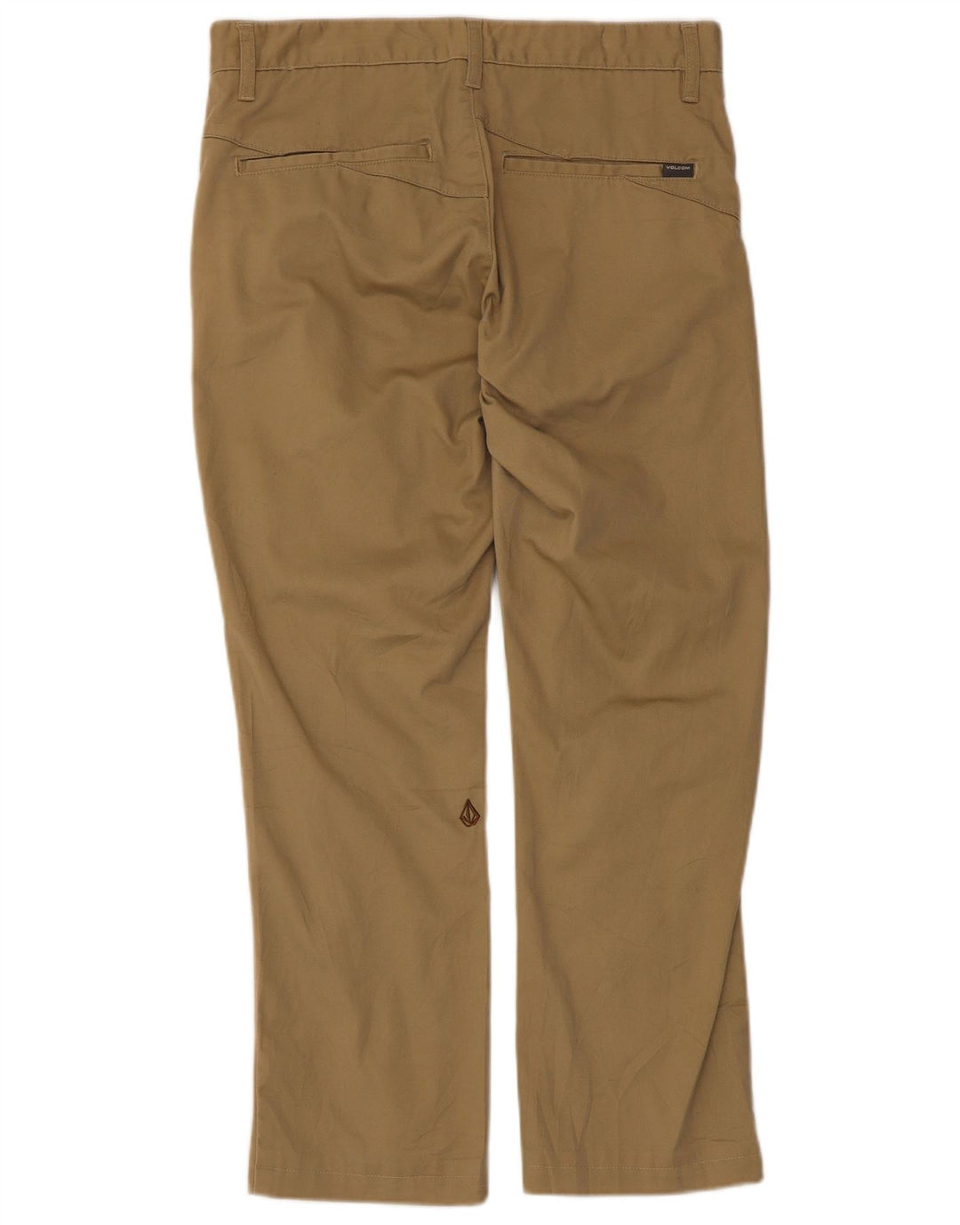 Męskie proste spodnie chino Volcom W30 L27 beżowa bawełna