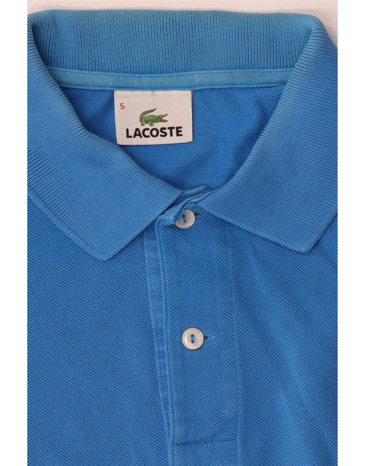 Męska koszulka polo Lacoste, rozmiar 5, duża niebieska