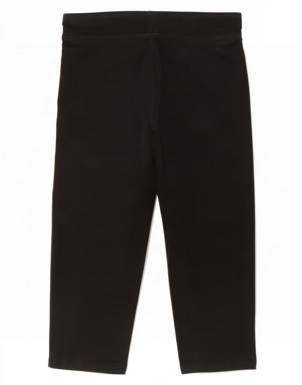 Marks & Spencer Womens Leggings UK 10 Small Black Cotton