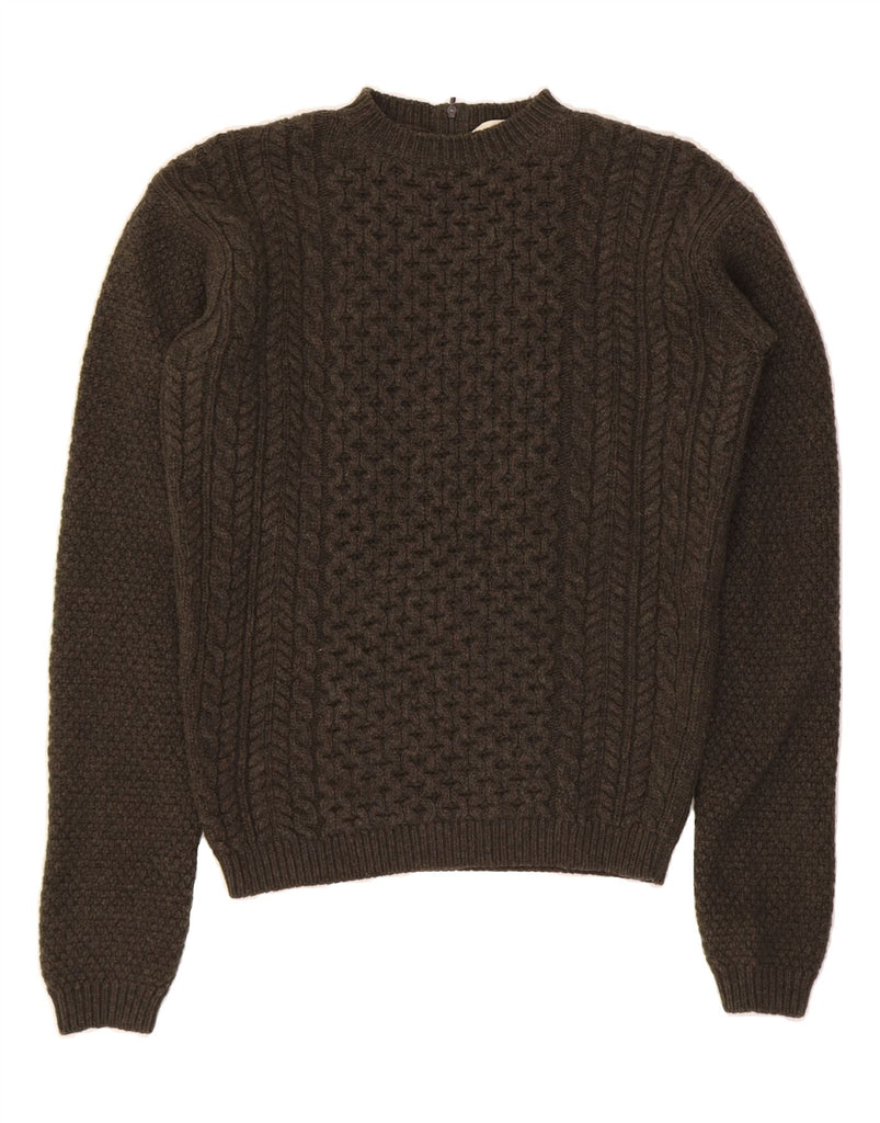 STELLA MCCARTNEY Womens Turtle Neck Jumper Sweater EU 42 Large Brown Vintage Stella McCartney and Second-Hand Stella McCartney from Messina Hembry 