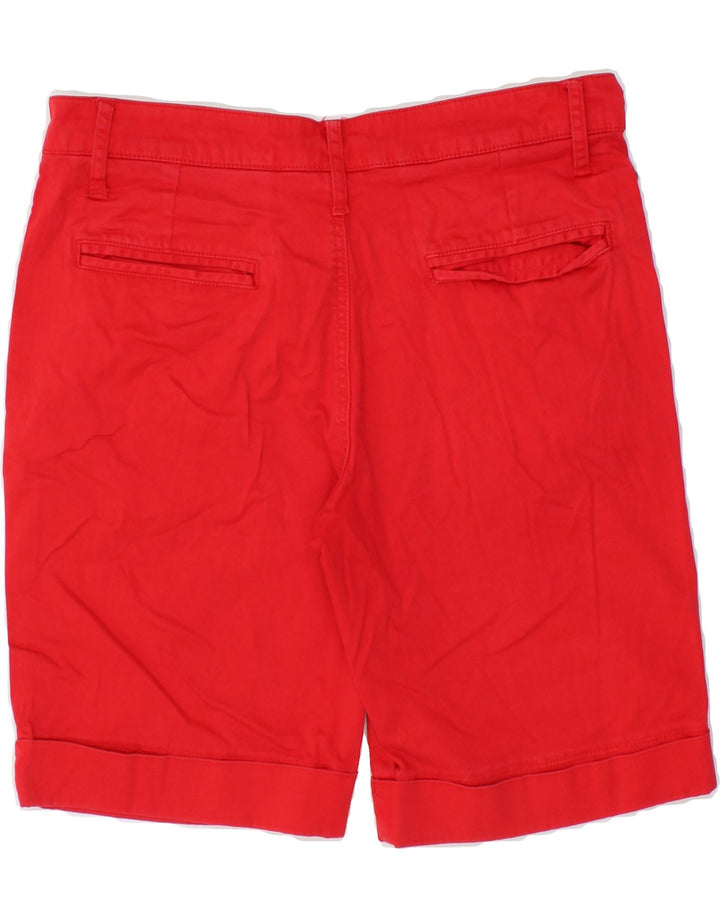 ELLESSE Womens Chino Shorts IT 42 Medium W30 Red Cotton Vintage Ellesse and Second-Hand Ellesse from Messina Hembry 