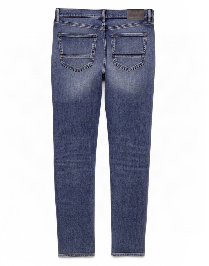 Marks & Spencer Męskie jeansy slim W34 L33 Niebieskie bawełniane