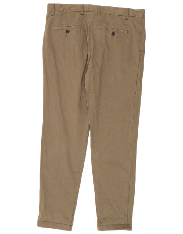 Męskie spodnie chino Zara EU 44 Large W34 L30 Beżowa bawełna