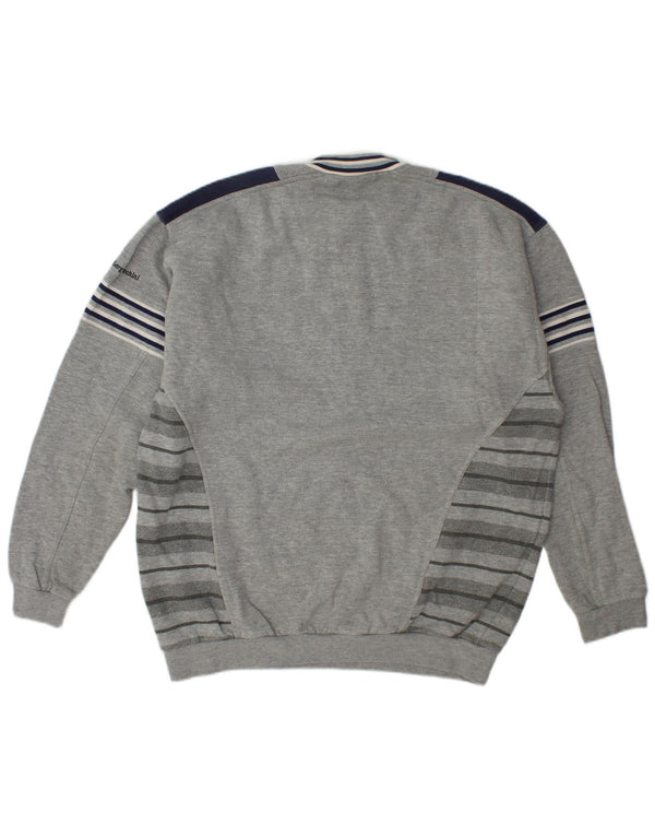 Męska bluza z zamkiem błyskawicznym Sergio Tacchini XL, szary, blok kolorów