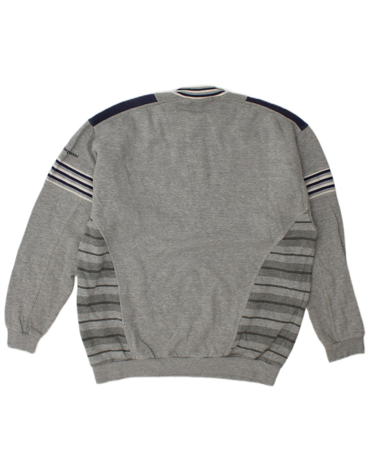 Męska bluza z zamkiem błyskawicznym Sergio Tacchini XL, szary, blok kolorów