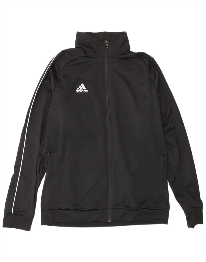 Męska kurtka dresowa ADIDAS XL, czarna, poliester
